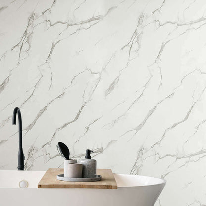 Panel de ducha Carrara Marble Mate de 10 mm (1 m x 2,4 m)