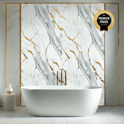 Panel de ducha Deluxe Grey Ultra Mate de 10 mm (1 m x 2,4 m)