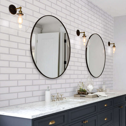 Panel de ducha London Tile Brillante de 10 mm (1 m x 2,4 m)