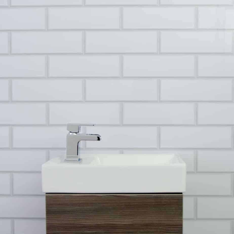 Panel de ducha London Tile Brillante de 10 mm (1 m x 2,4 m)