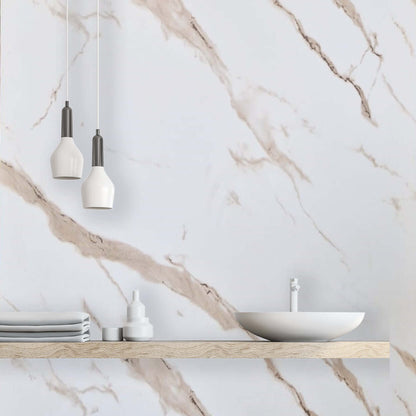 Panel de ducha Gold Marble Mate de 10 mm (1 m x 2,4 m)