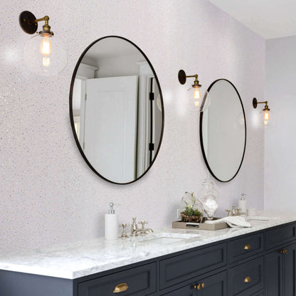 Panel de ducha Platinum White Sparkle Brillante de 10 mm (1 m x 2,4 m)