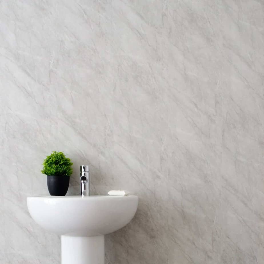 Panel de ducha Storm Grey Marble Brillante de 10 mm (1 m x 2,4 m)