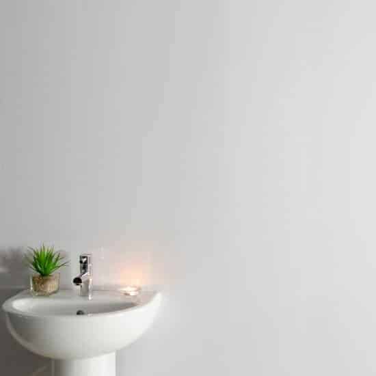 Panel de ducha White Brillante de 10 mm (1 m x 2,4 m)