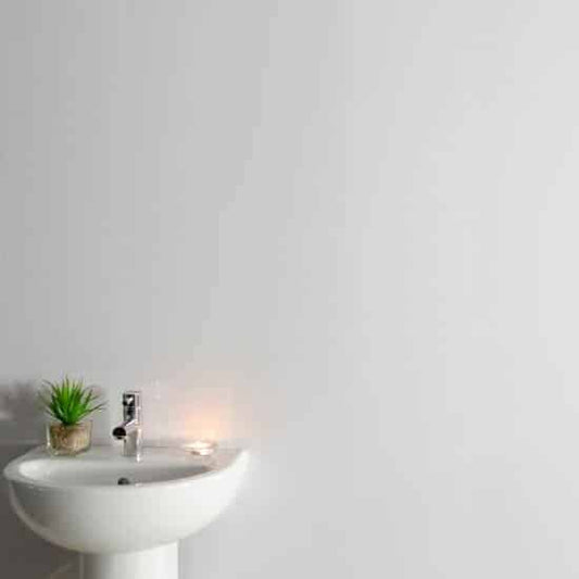 Panel de ducha White Brillante de 10 mm (1 m x 2,4 m)