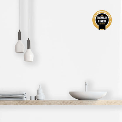 Panel de ducha White Ultra Mate de 10 mm (1 m x 2,4 m)