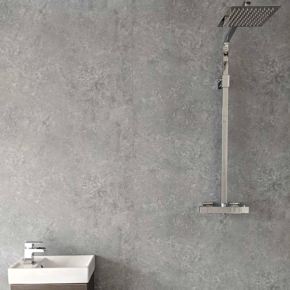 Panel de ducha Light Concrete Mate de 10 mm (1 m x 2,4 m)