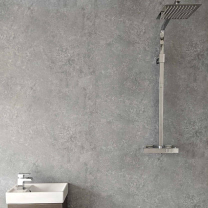 Panel de ducha Light Concrete Mate de 10 mm (1 m x 2,4 m)