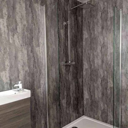 Panel de ducha Polished Concrete Mate de 10 mm (1 m x 2,4 m)