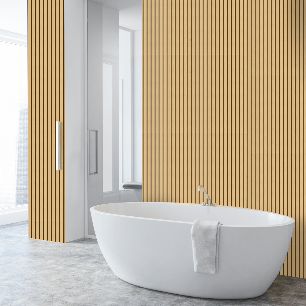 Panel de pared con lamas American Oak AquaGuard