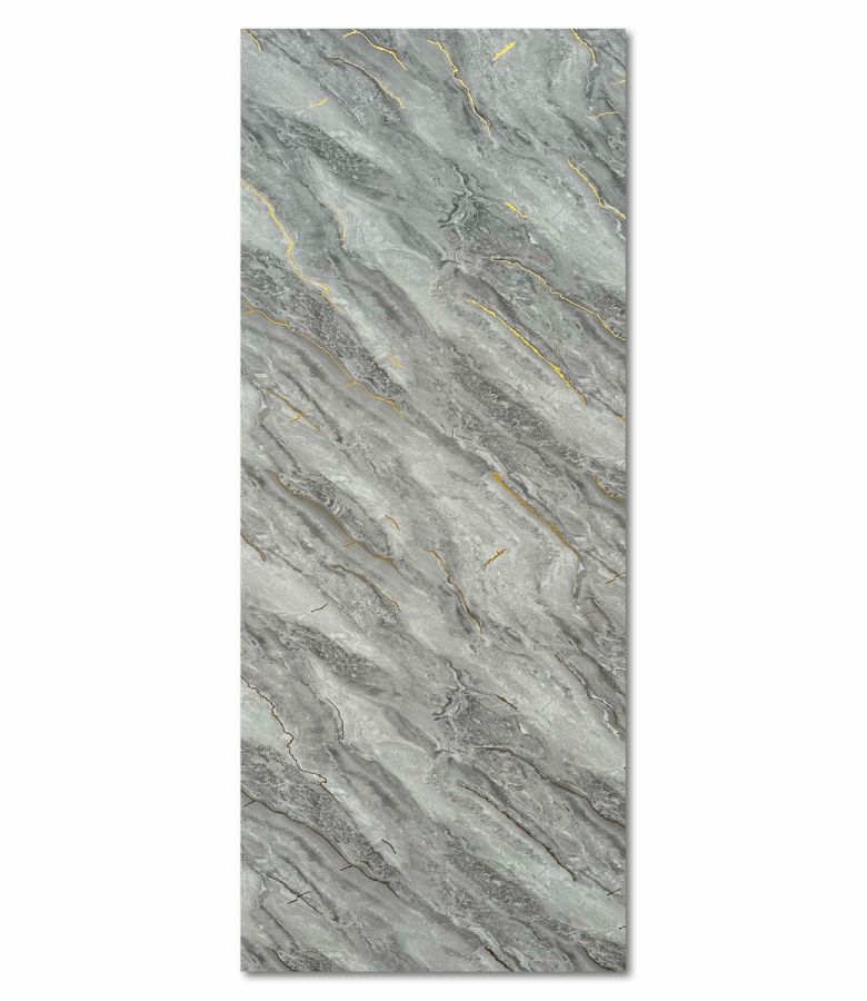 Panel de ducha Gilded Grey Brillante de 10 mm (1 m x 2,4 m)
