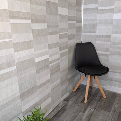 Panel de pared para baño Light Grey Mosaic de 8 mm (2,6 m)