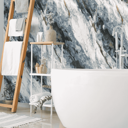 Panel de ducha Ocean Blue Brillante de 10 mm (1 m x 2,4 m)