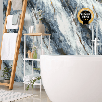 Panel de ducha Ocean Blue Ultra Mate de 10 mm (1 m x 2,4 m)