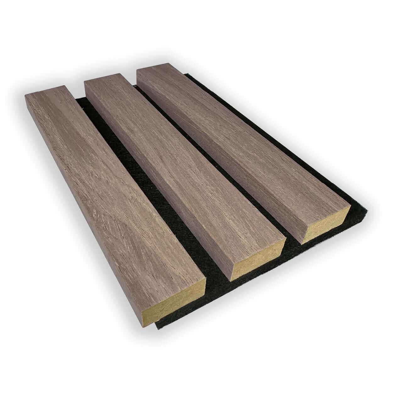 Panel de pared acústico de nogal