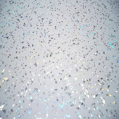 Panel de pared para baño Platinum White Sparkle de 8 mm (2,6 m)