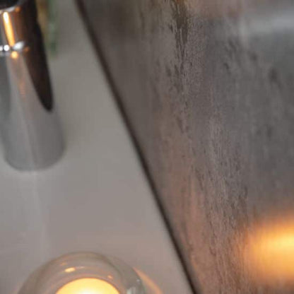 Panel de pared para baño de hormigón pulido de 8 mm (2,6 m)